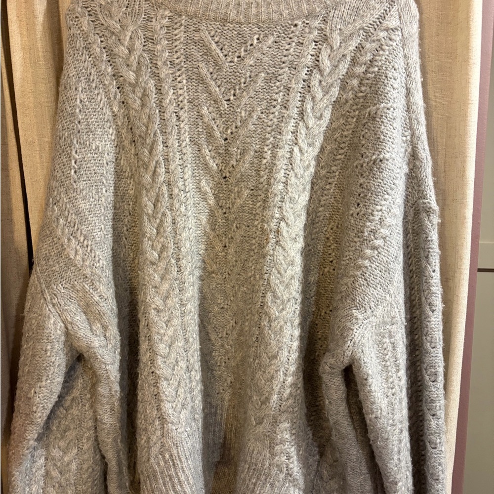 Time and Tru Cowl Neck Sweater - Cream